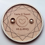 Lasergeschnittenes Ringtablett