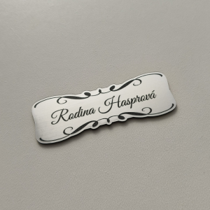 Türschild Vintage Curly
