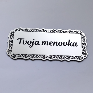 Namensschild Ornament Frame
