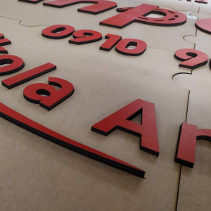 Ausgeschnittenes Logo in Farbe