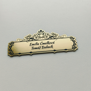 Namensschild Deluxe Ornament