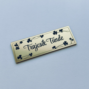 Türschild Lucky