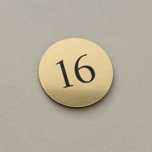 Türschild Round Basic