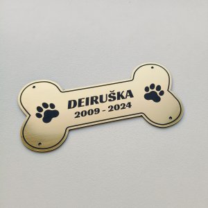 Grabtafel für Hunde